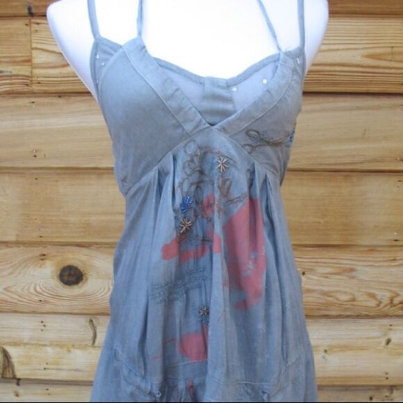 NWT Blue Halter Top - Picture 2 of 7